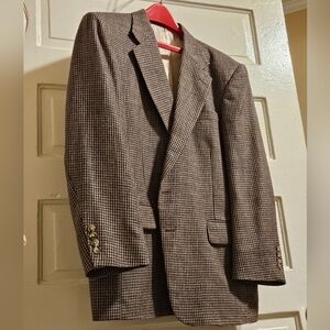 Andhurst Houndstooth Black And Tan Mens Blazer